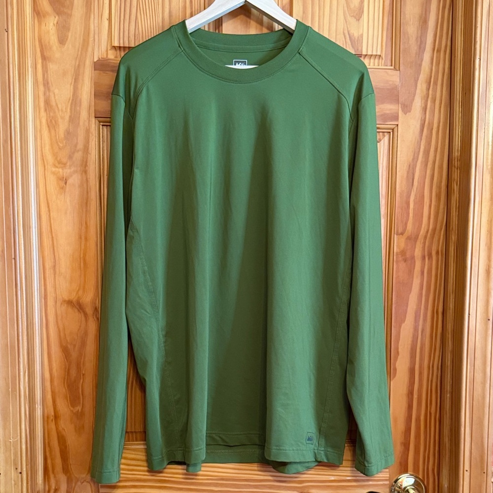 REI Olive Long Sleeve Men's Tee